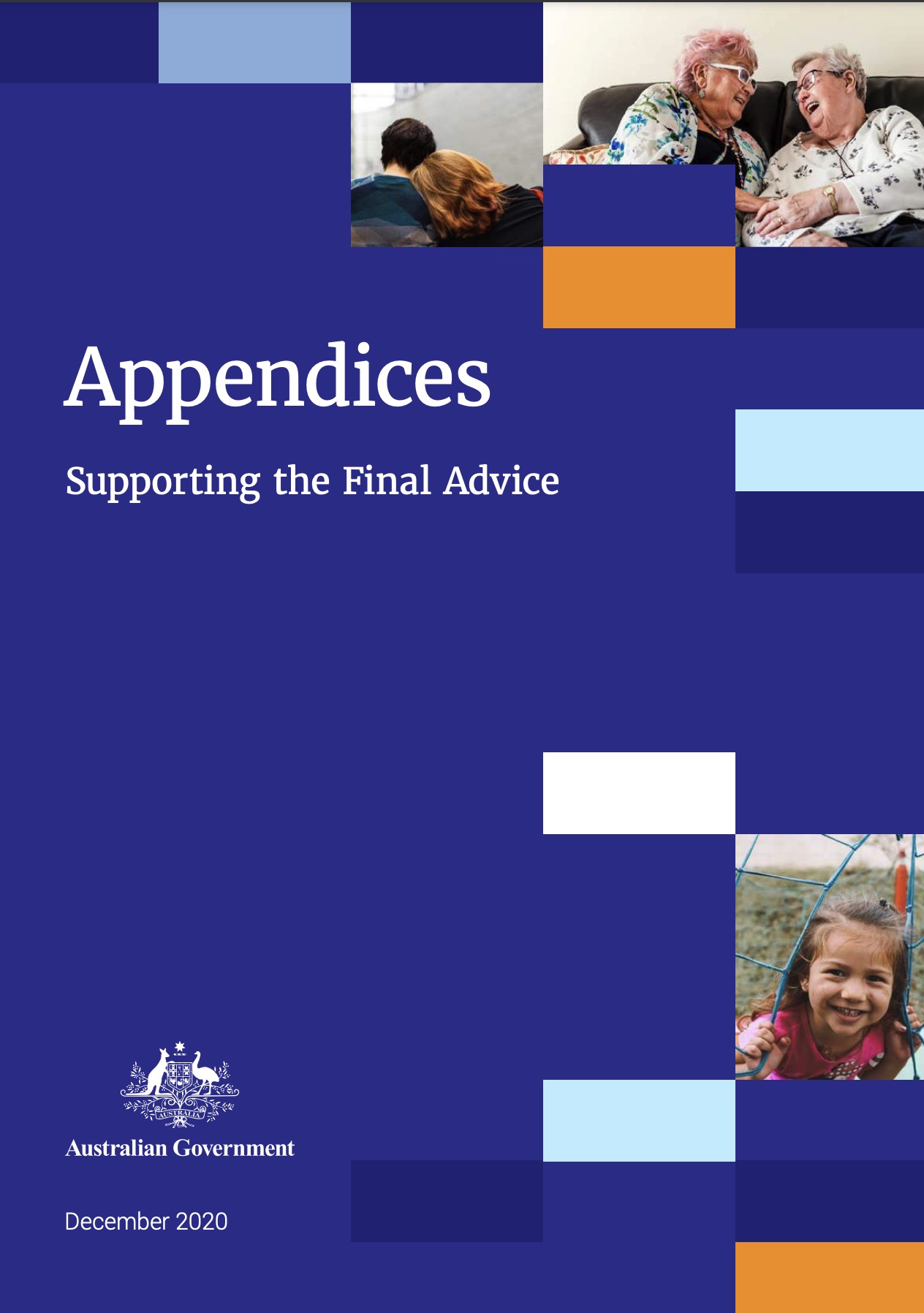 Appendices, Supporting the Final Advice