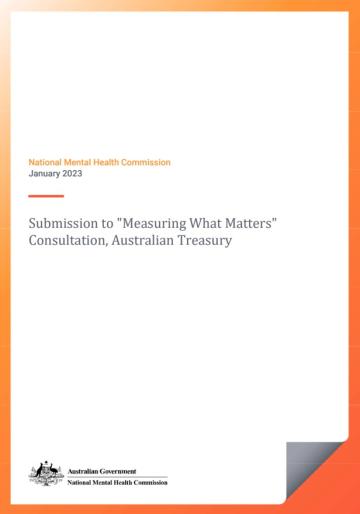 Submission to "Measuring What Matters" Consultation, Australian Treasury